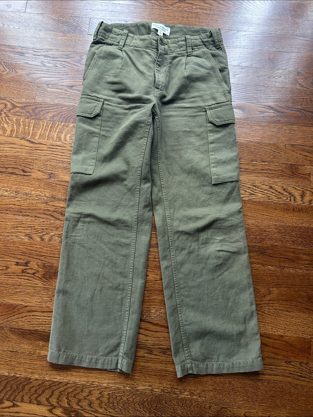 Nili Lotan Olive Yannic Cargo Trousers